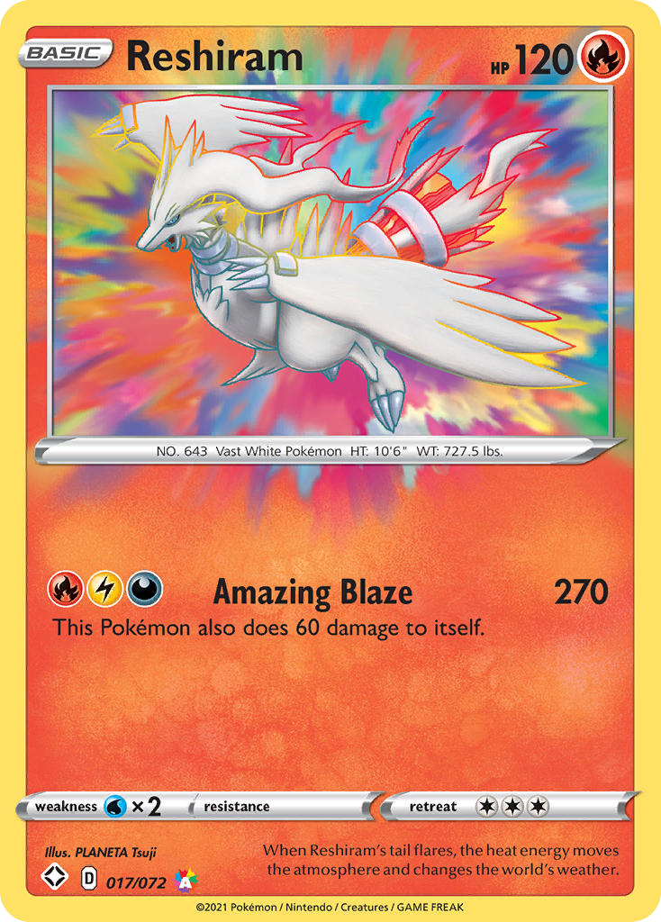 Reshiram (017/072) [Sword & Shield: Shining Fates] - Deck Out Gaming