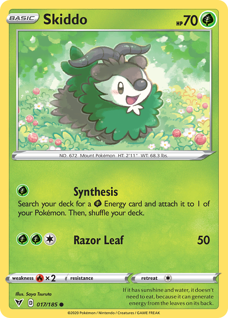 Skiddo [SWSH04: Vivid Voltage] Reverse Holofoil - Deck Out Gaming