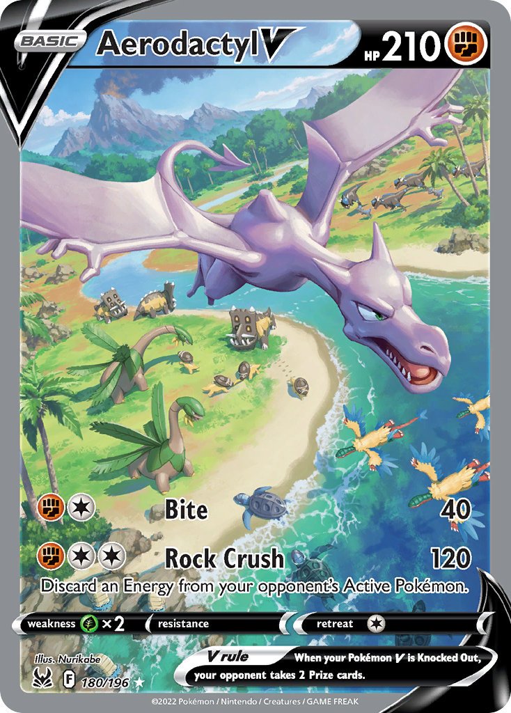 Aerodactyl V (180/196) [Sword & Shield: Lost Origin] - Deck Out Gaming