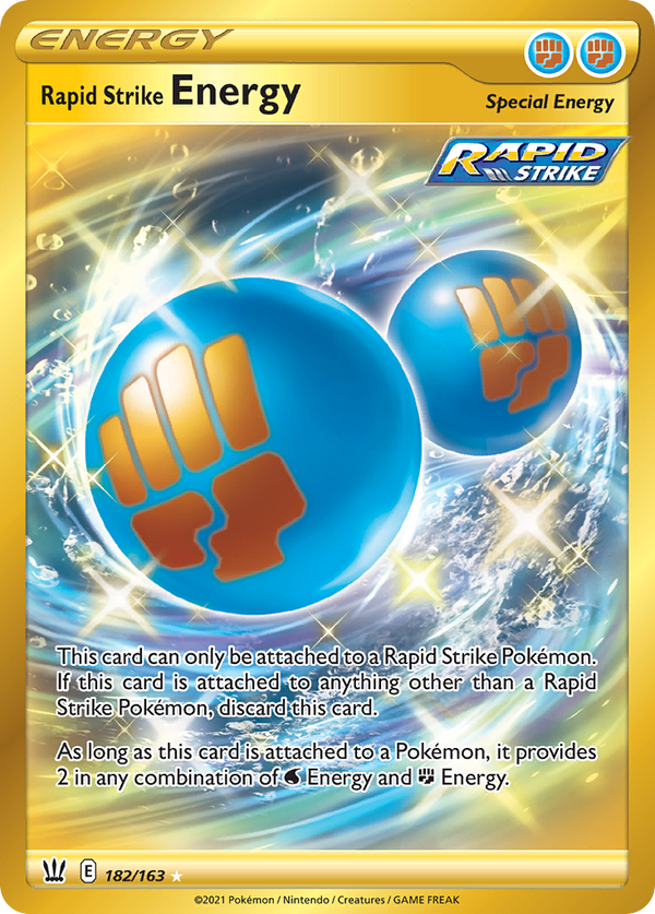 Rapid Strike Energy (Secret) [SWSH05: Battle Styles] - Deck Out Gaming