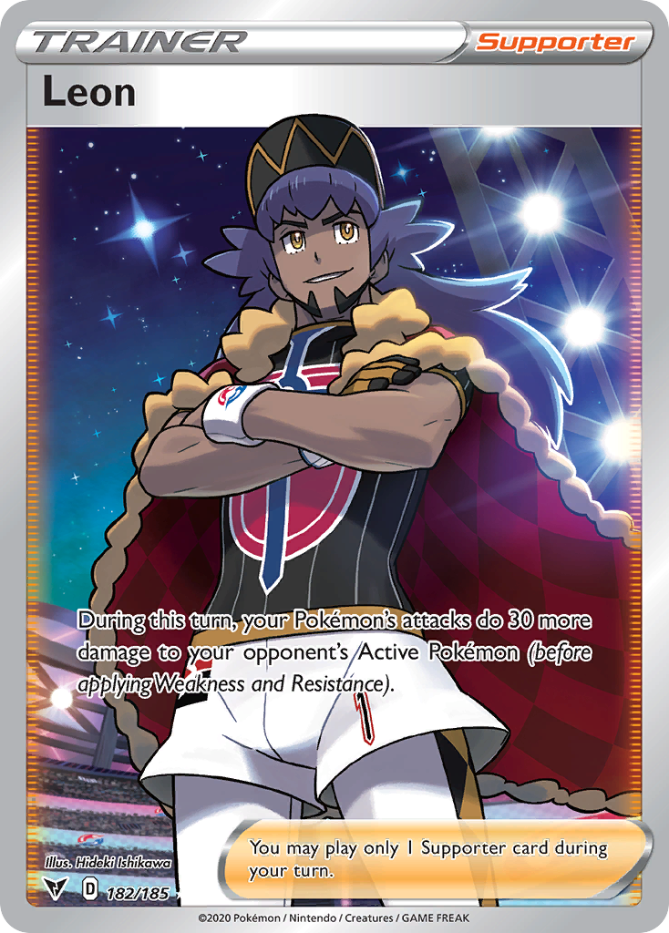 Leon (Full Art) [SWSH04: Vivid Voltage] - Deck Out Gaming