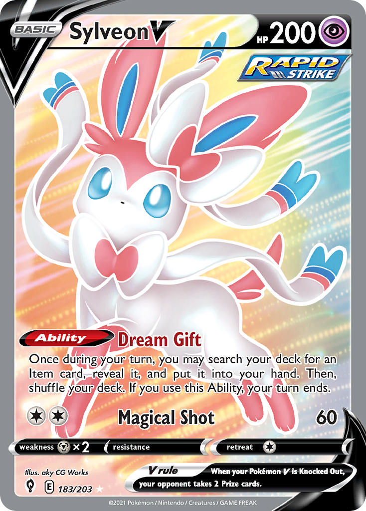 Sylveon V (183/203) [Sword & Shield: Evolving Skies] - Deck Out Gaming