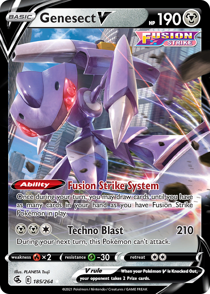 Genesect V (185/264) [Sword & Shield: Fusion Strike]