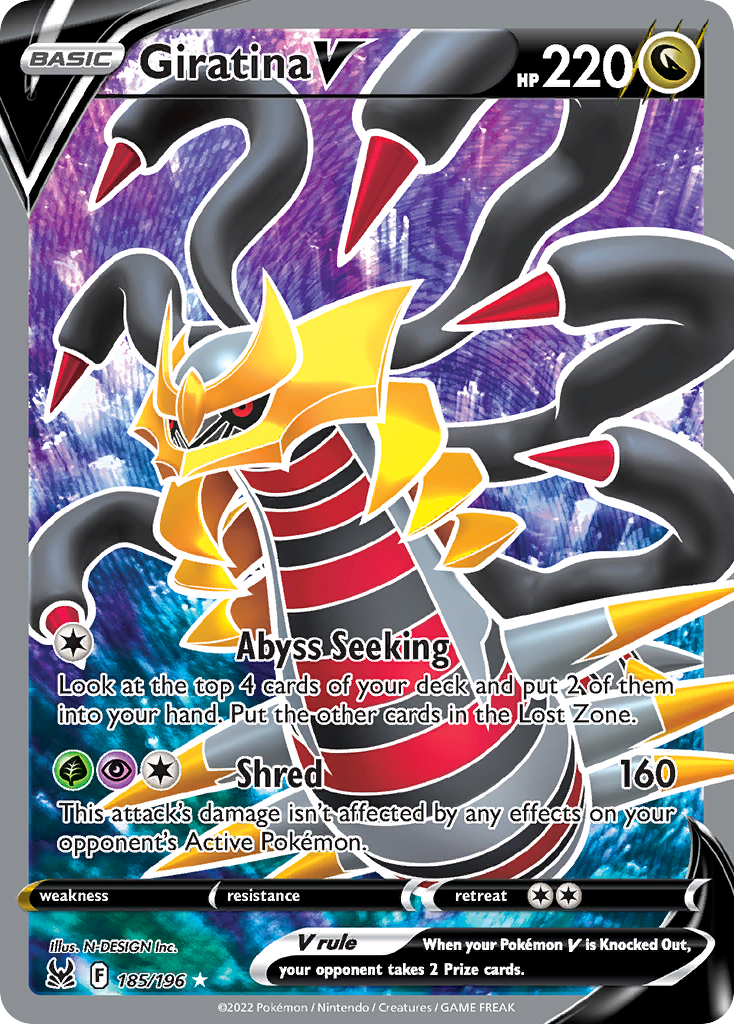 Giratina V (185/196) [Sword & Shield: Lost Origin] - Deck Out Gaming