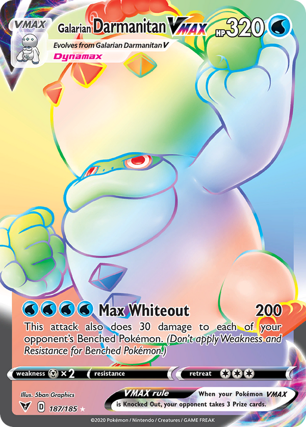 Galarian Darmanitan VMAX (Secret) [SWSH04: Vivid Voltage] - Deck Out Gaming