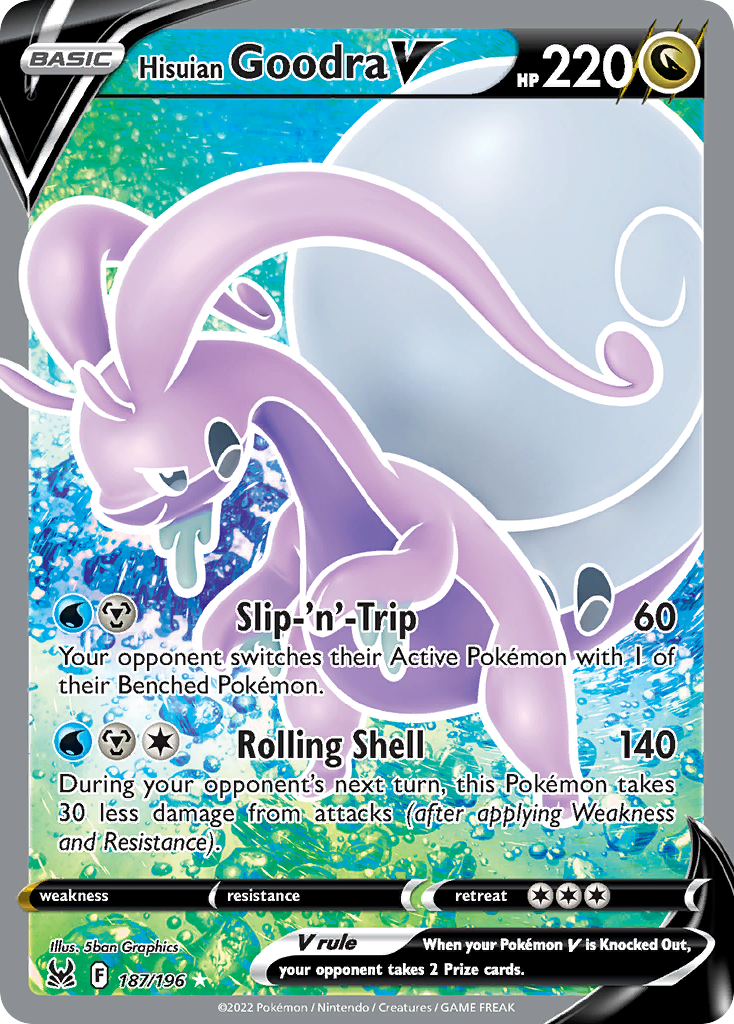 Hisuian Goodra V (187/196) [Sword & Shield: Lost Origin] - Deck Out Gaming