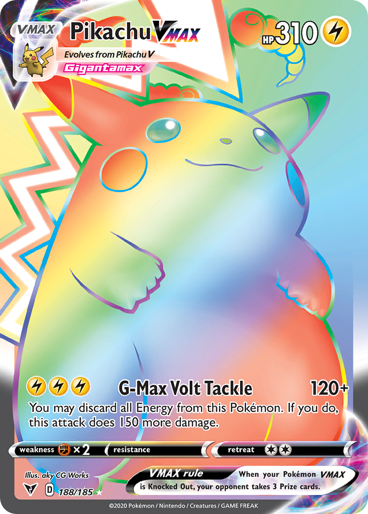 Pikachu VMAX (Secret) [SWSH04: Vivid Voltage] - Deck Out Gaming