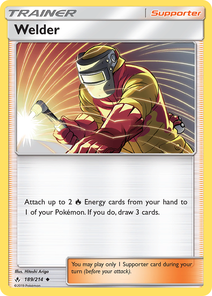 Welder (189/214) [Sun & Moon: Unbroken Bonds] Reverse Holofoil - Deck Out Gaming