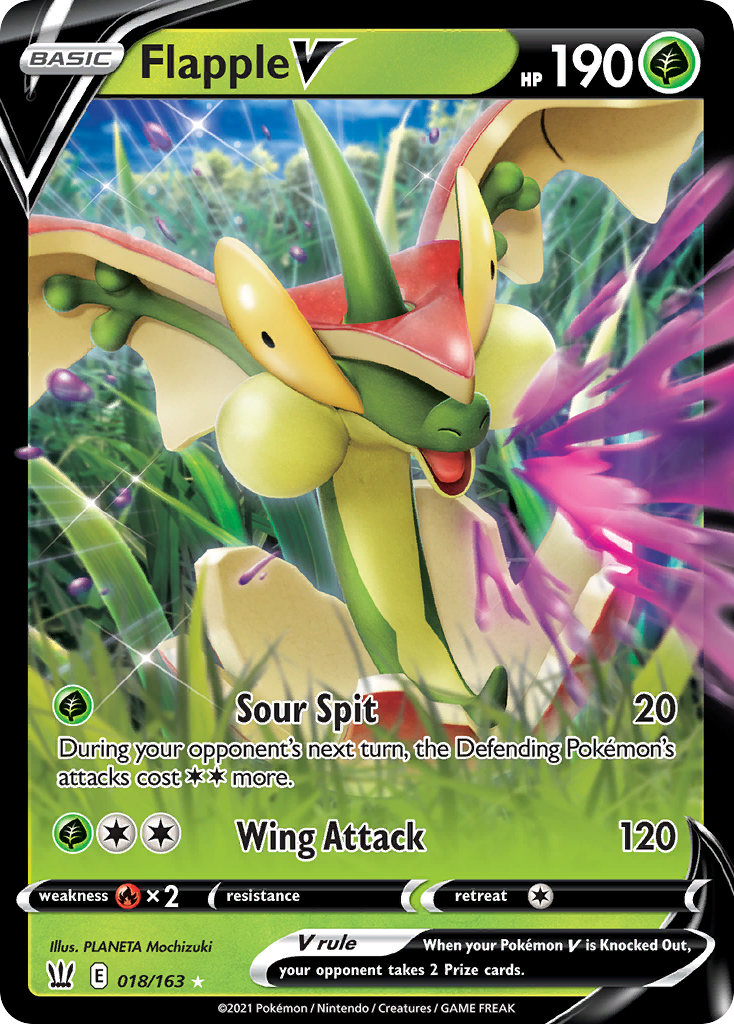 Flapple V [SWSH05: Battle Styles] - Deck Out Gaming