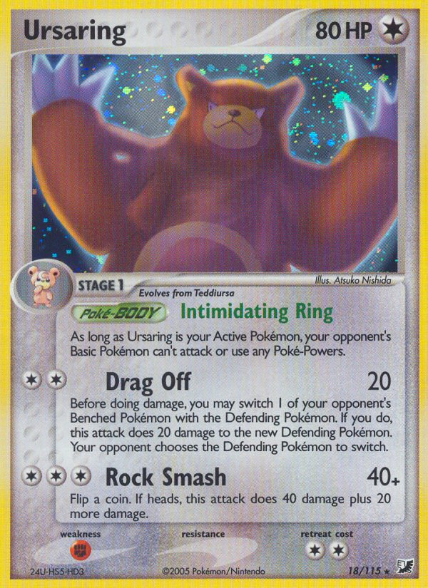 Ursaring (18) [Unseen Forces] Reverse Holofoil - Deck Out Gaming