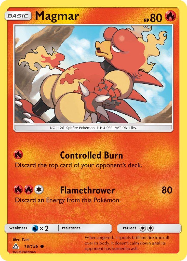 Magmar (18) [SM - Ultra Prism] - Deck Out Gaming