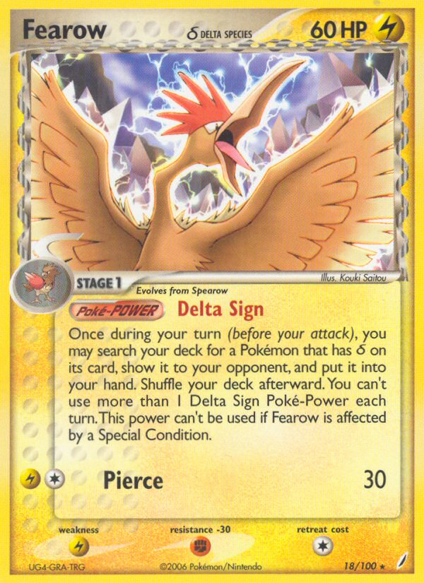 Fearow (Delta Species) (18) [Crystal Guardians] - Deck Out Gaming