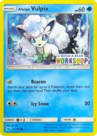 Alolan Vulpix (Build-A-Bear Workshop Exclusive) (21) [Miscellaneous Cards & Products] - Deck Out Gaming