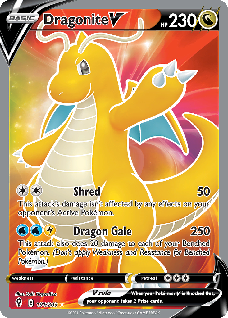 Dragonite V (191/203) [Sword & Shield: Evolving Skies] - Deck Out Gaming