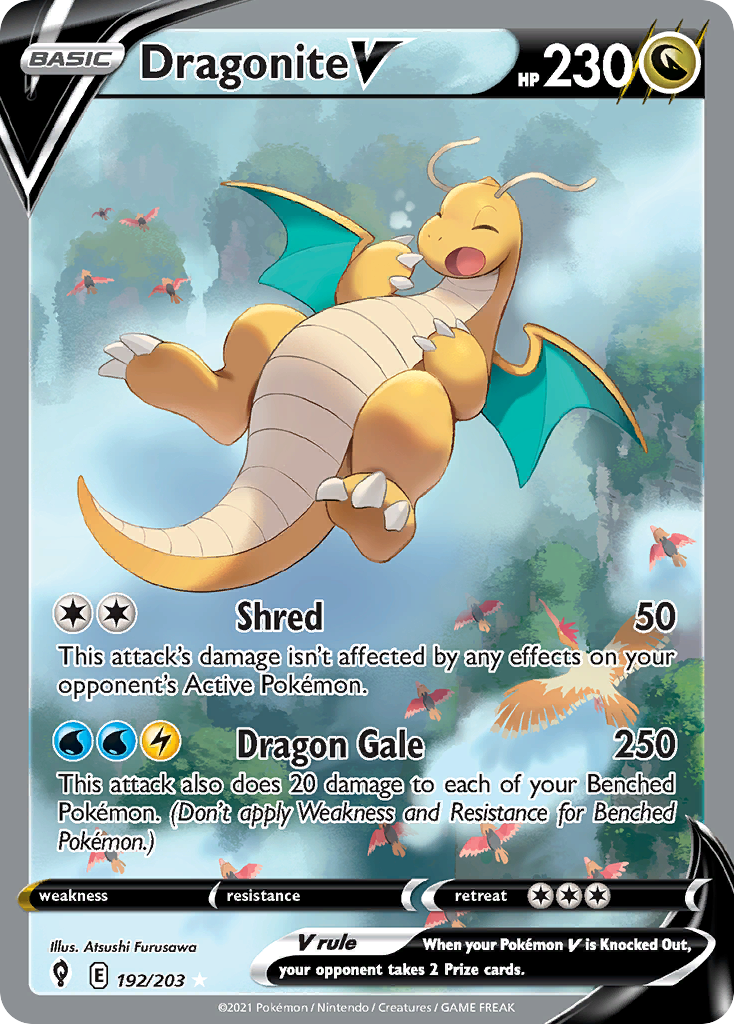 Dragonite V (192/203) [Sword & Shield: Evolving Skies] - Deck Out Gaming