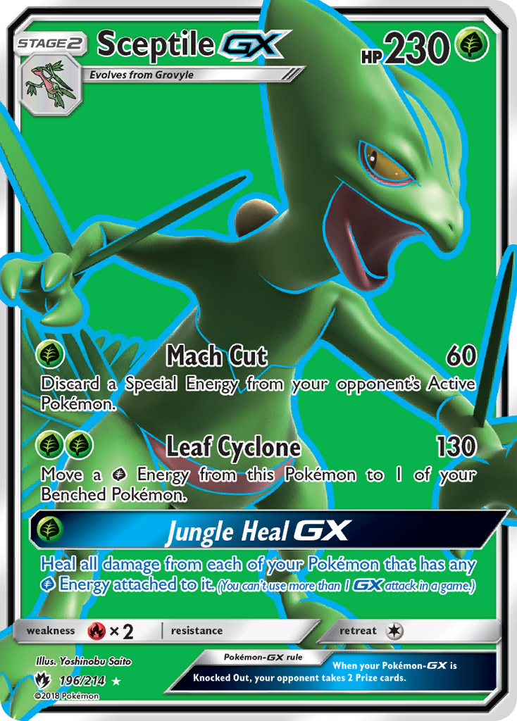 Sceptile GX (Full Art) (196) [SM - Lost Thunder] - Deck Out Gaming