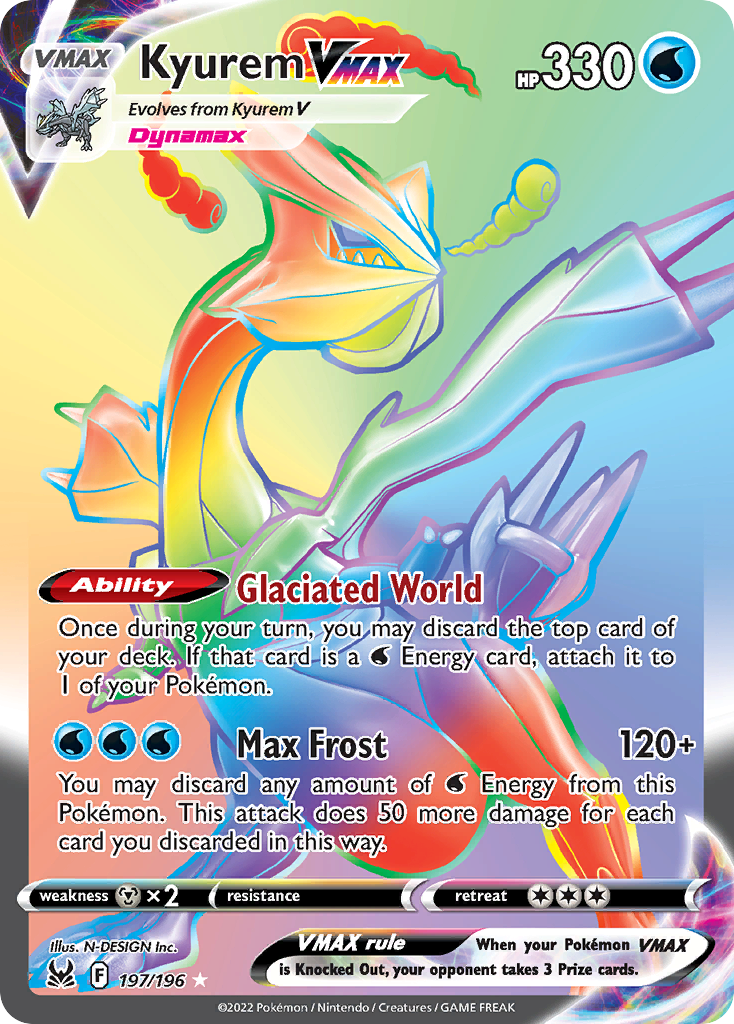 Kyurem VMAX (197/196) [Sword & Shield: Lost Origin] - Deck Out Gaming