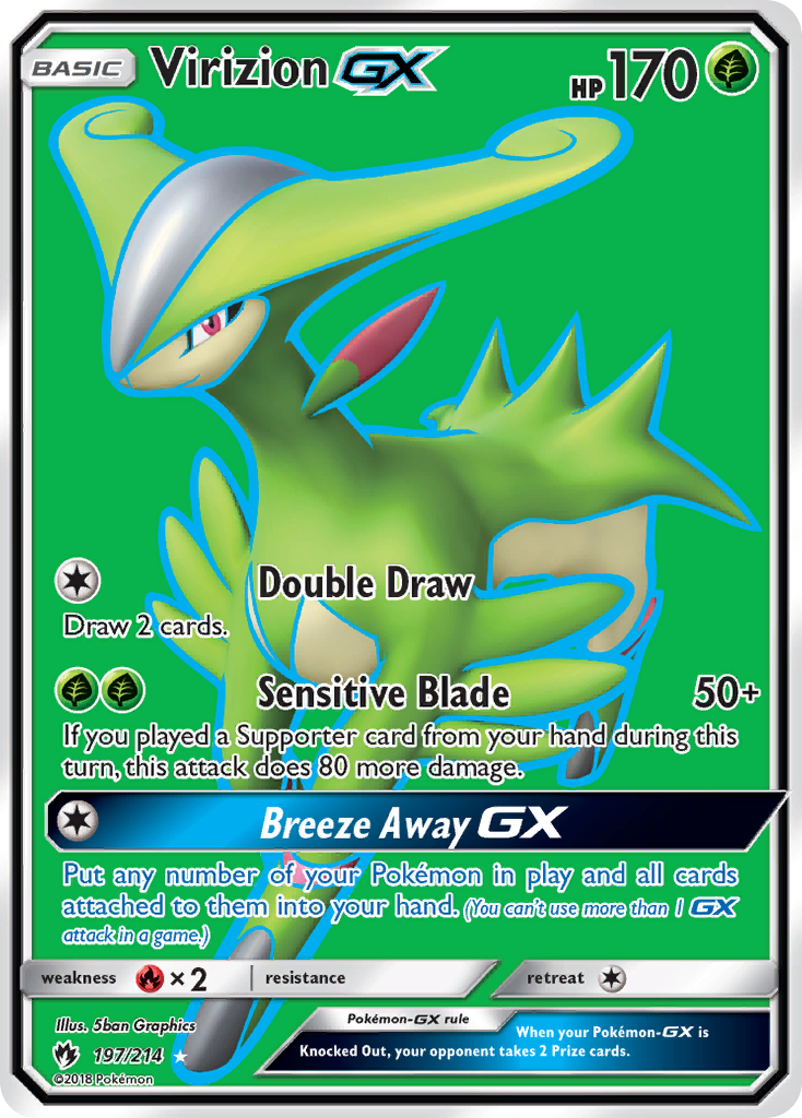 Virizion GX (Full Art) (197) [SM - Lost Thunder] - Deck Out Gaming