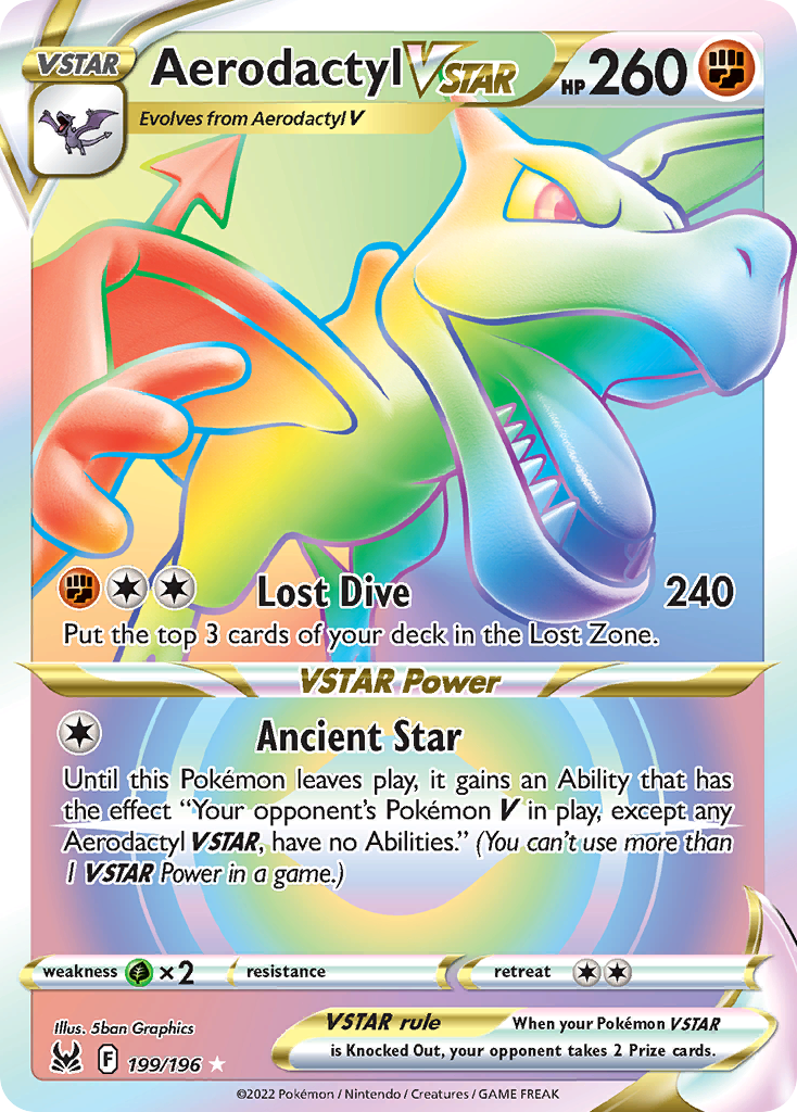 Aerodactyl VSTAR (199/196) [Sword & Shield: Lost Origin] - Deck Out Gaming