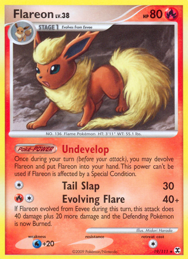 Flareon (19) [Rising Rivals] Reverse Holofoil - Deck Out Gaming