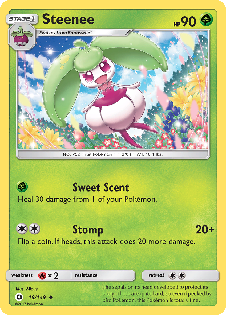 Steenee (19) [SM Base Set] - Deck Out Gaming