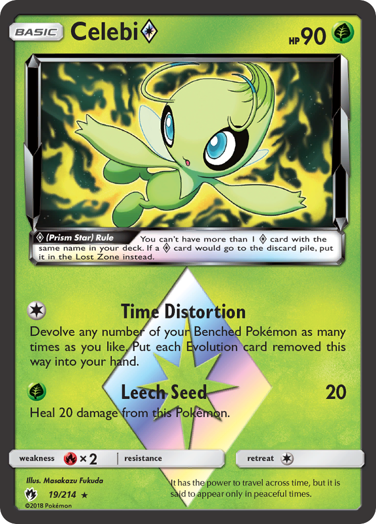 Celebi Prism Star (19) [SM - Lost Thunder] - Deck Out Gaming