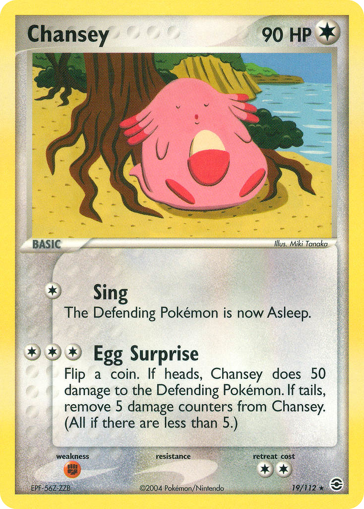 Chansey (19) [FireRed & LeafGreen] Reverse Holofoil - Deck Out Gaming