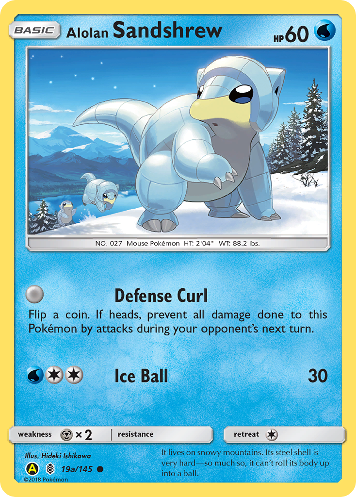 Alolan Sandshrew - 19a/145 [Alternate Art Promos] - Deck Out Gaming