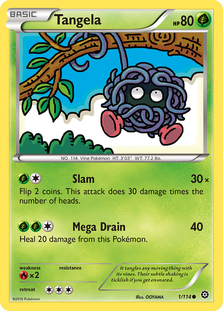 Tangela (1) [XY - Steam Siege] - Deck Out Gaming