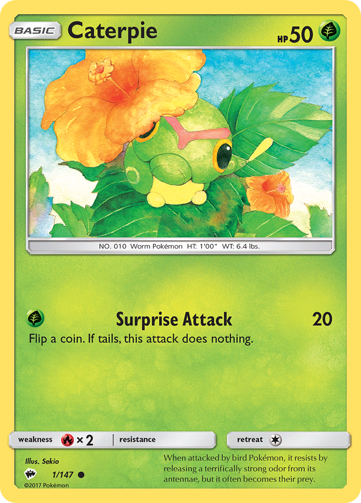 Caterpie (1) [SM - Burning Shadows] - Deck Out Gaming