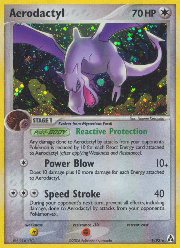 Aerodactyl (1) [Legend Maker] Reverse Holofoil - Deck Out Gaming