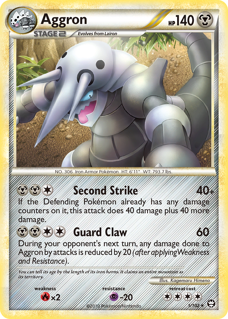 Aggron (1) [Triumphant] Reverse Holofoil - Deck Out Gaming