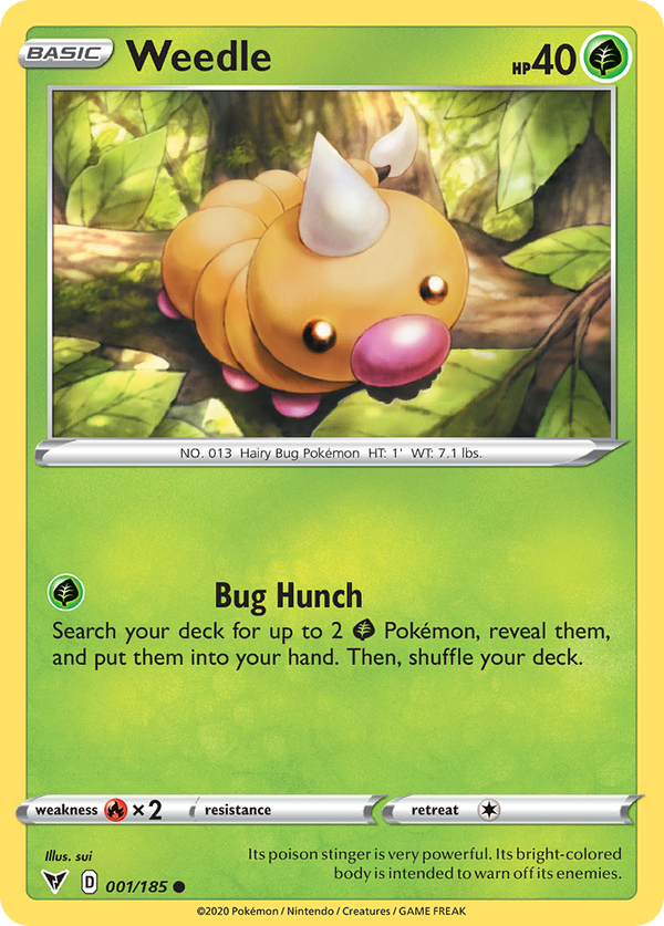 Weedle [SWSH04: Vivid Voltage] - Deck Out Gaming