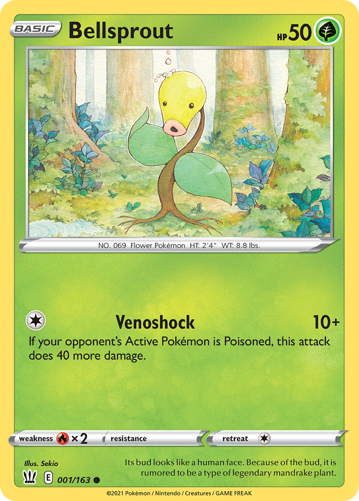 Bellsprout [SWSH05: Battle Styles] Reverse Holofoil - Deck Out Gaming