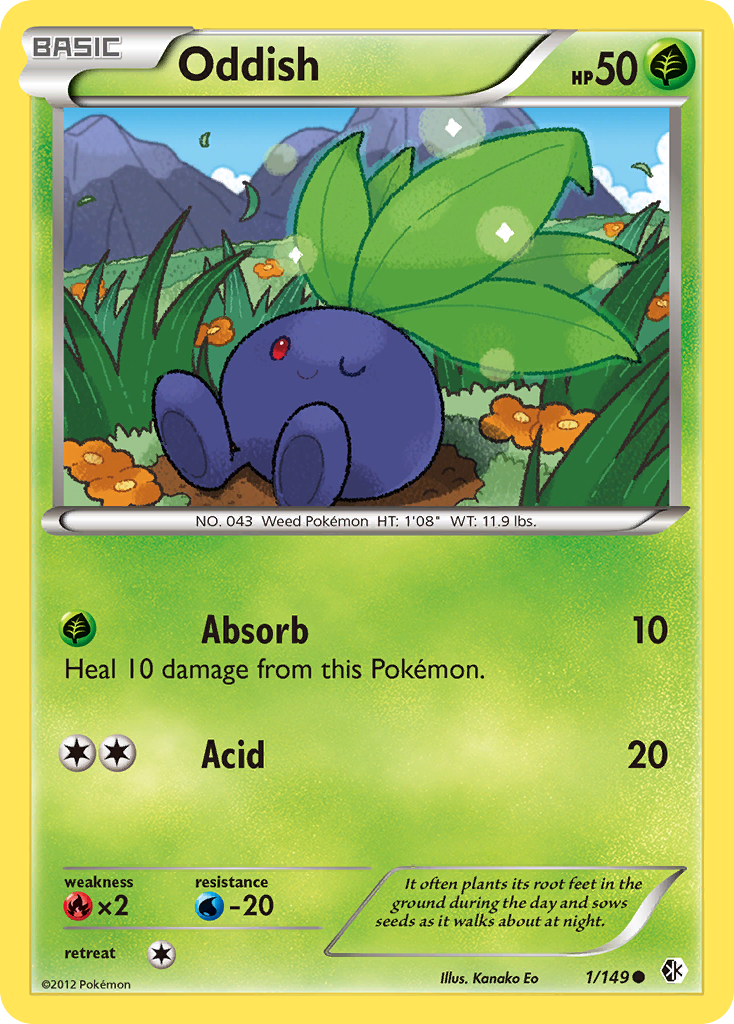 Oddish (1) [Boundaries Crossed] Reverse Holofoil - Deck Out Gaming