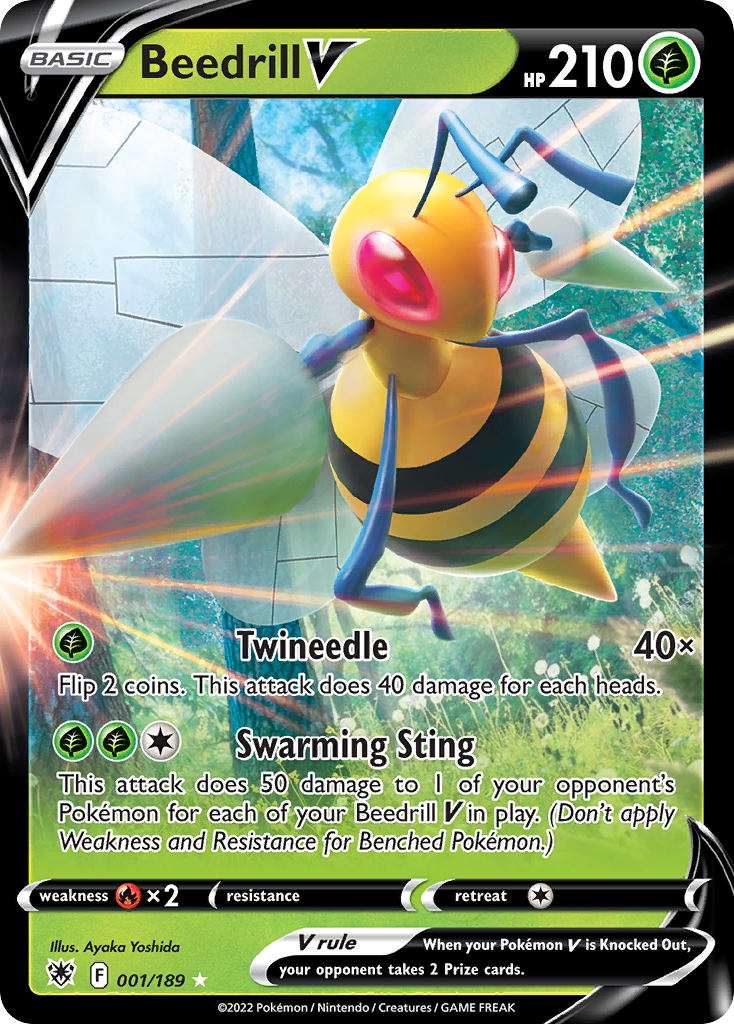 Beedrill V (001/189) [Sword & Shield: Astral Radiance] - Deck Out Gaming