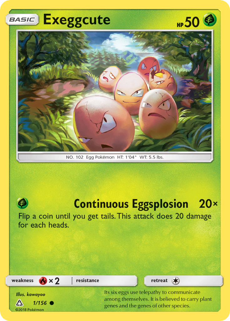 Exeggcute (1) [SM - Ultra Prism] - Deck Out Gaming