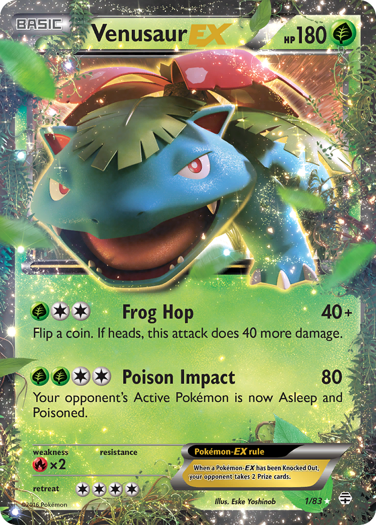 Venusaur EX (1) [Generations] - Deck Out Gaming