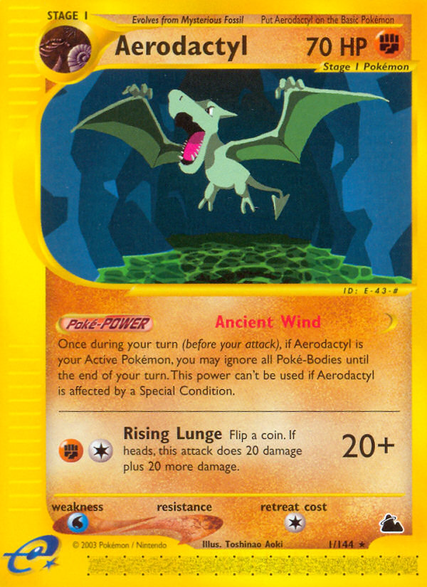 Aerodactyl (1) [Skyridge] Reverse Holofoil - Deck Out Gaming