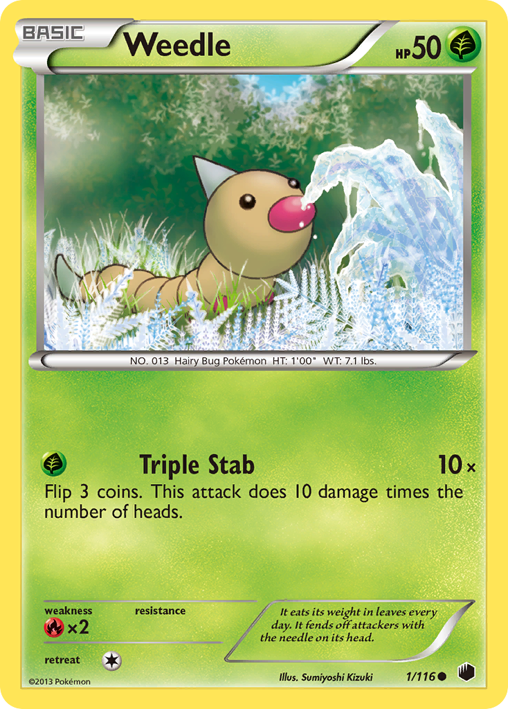 Weedle (1) [Plasma Freeze] - Deck Out Gaming