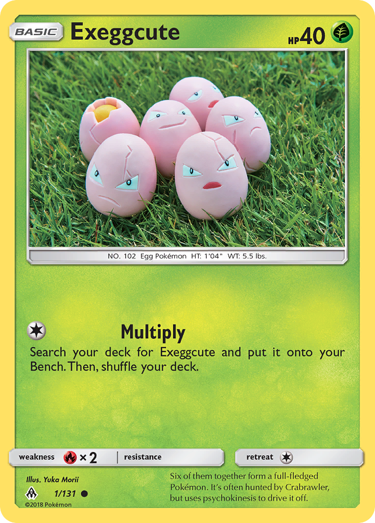 Exeggcute (1) [SM - Forbidden Light] Reverse Holofoil - Deck Out Gaming