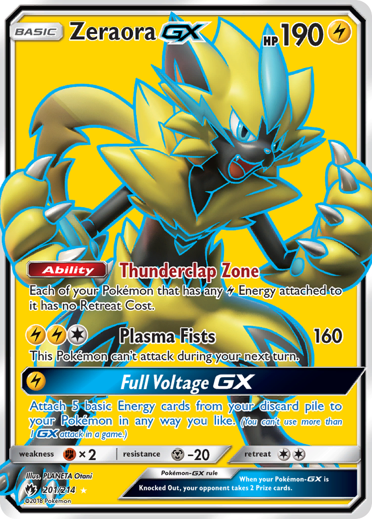 Zeraora GX (Full Art) (201) [SM - Lost Thunder] - Deck Out Gaming