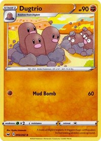 Dugtrio (093/202) [SWSH01: Sword & Shield Base Set] - Deck Out Gaming