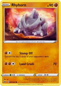 Rhyhorn (097) (097/202) [SWSH01: Sword & Shield Base Set] - Deck Out Gaming