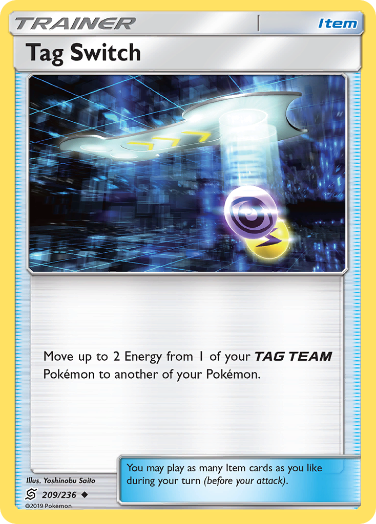 Tag Switch (209/236) [Sun & Moon: Unified Minds] Reverse Holofoil