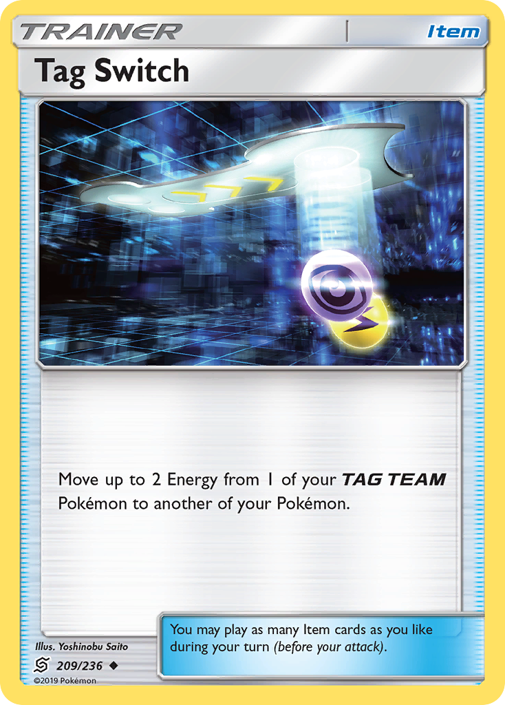 Tag Switch (209/236) [Sun & Moon: Unified Minds] Reverse Holofoil - Deck Out Gaming