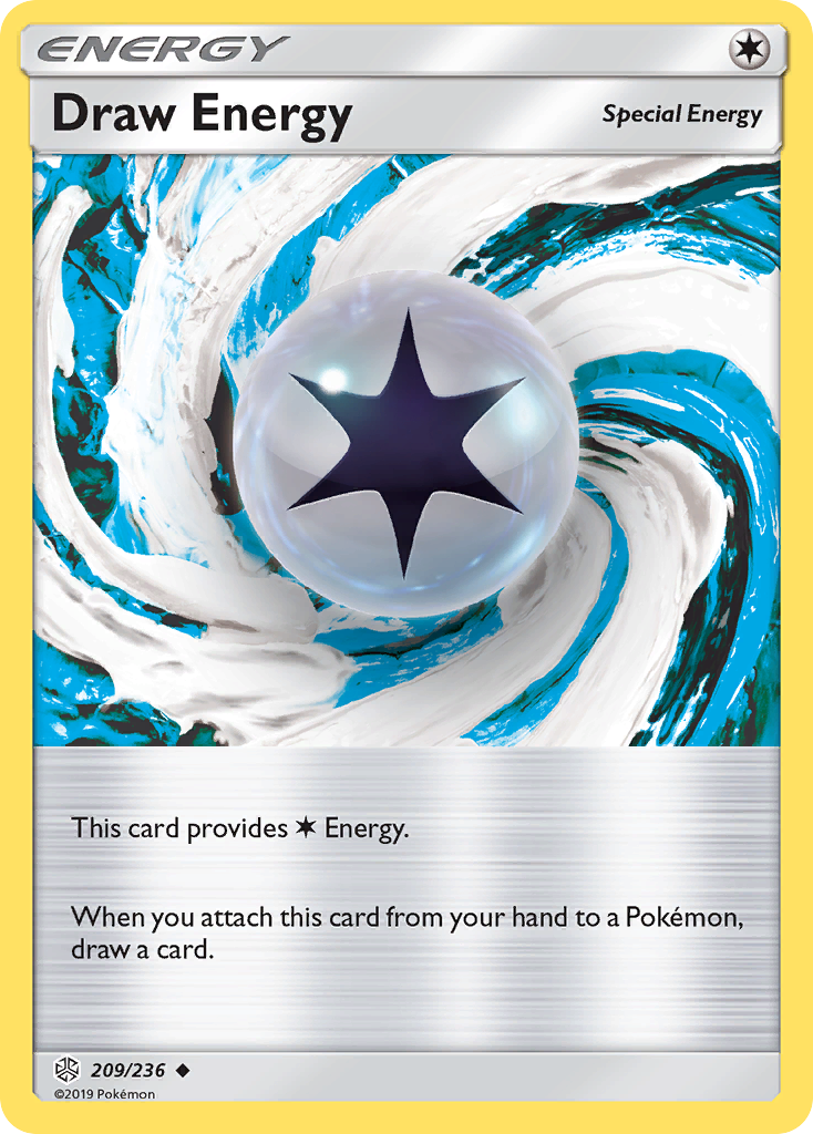 Draw Energy (209/236) [SM - Cosmic Eclipse] Reverse Holofoil - Deck Out Gaming