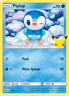 Piplup [McDonald's 25th Anniversary Promos] Holofoil - Deck Out Gaming