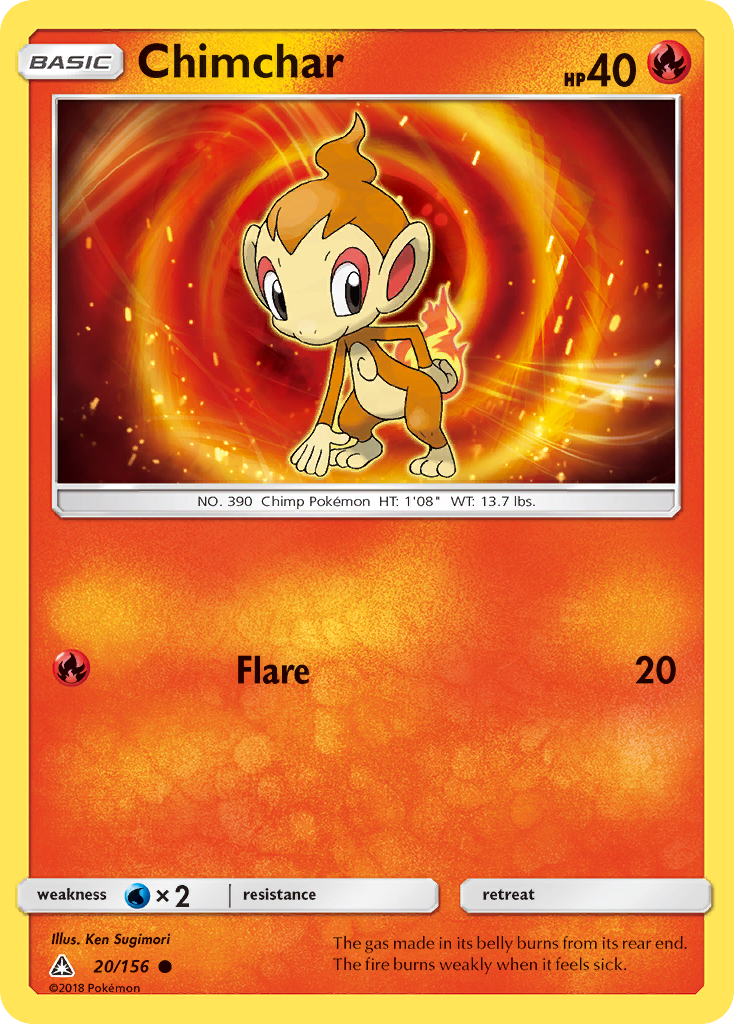 Chimchar (20) (20) [SM - Ultra Prism] - Deck Out Gaming