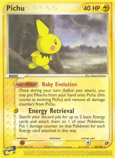 Pichu (20) [Sandstorm] Reverse Holofoil - Deck Out Gaming
